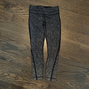 Lululemon Snakeskin Reflective Leggings
